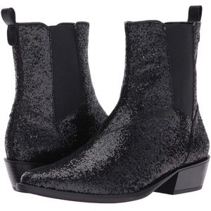 NWOT Katy Perry Ziggy Black Glitter Chelse…